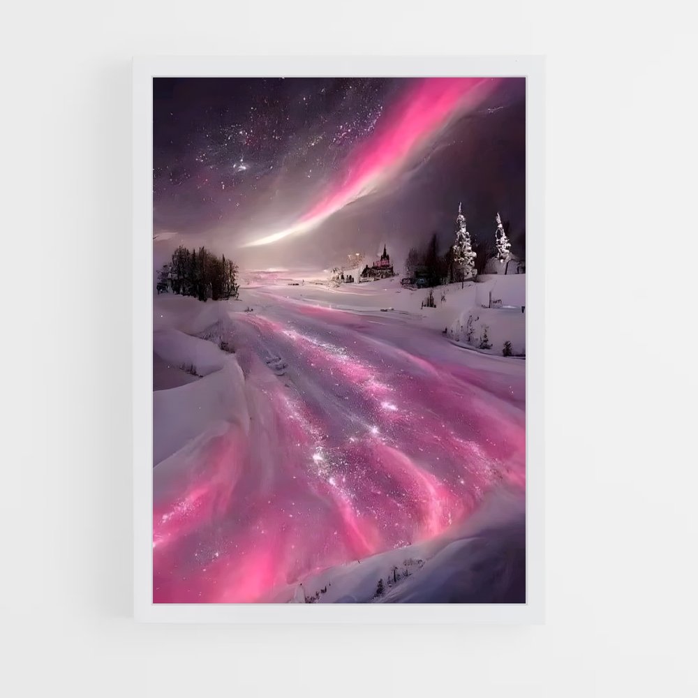 Poster Aurora Rose – affiche Univers (vue 3)